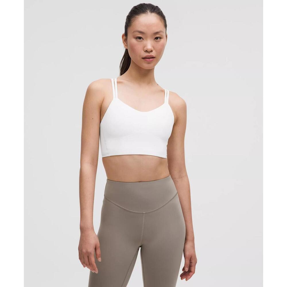 Like a Cloud Longline Bra Light Support, B/C Cup - White - Picture 2 of 4